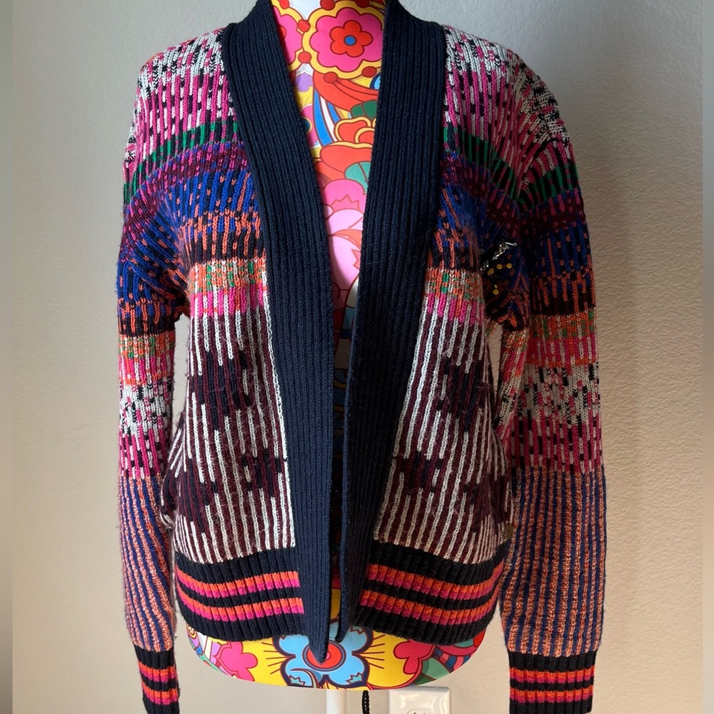 Scotch and Soda CARDIGAN! Lots of colors with bug brooch 🐛 SIZE 1